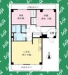 VIVA甲陽 2LDKの間取り