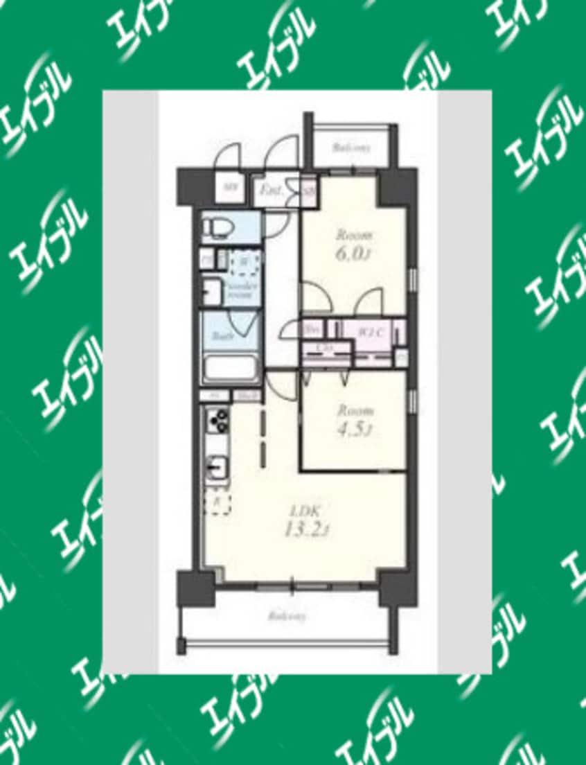 間取図 ツインアウルズ