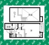 Creo庄内通弐番館 1Kの間取り