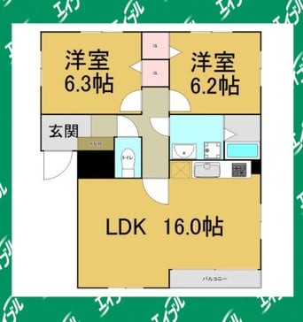 間取図 Be Mine (ビーマイン)