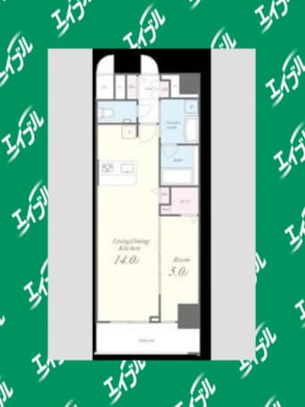 間取図 La’a Kea徳川