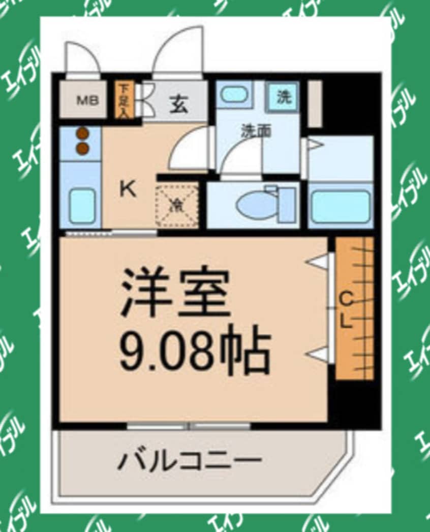 間取図 ピースプレイス牛巻