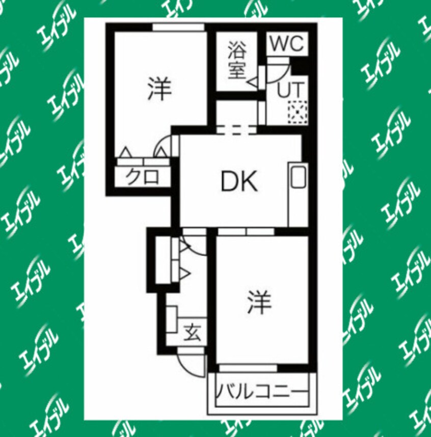 間取図 カリーノ　A・B