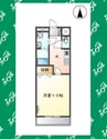 ハイツビリーブ 1Kの間取り
