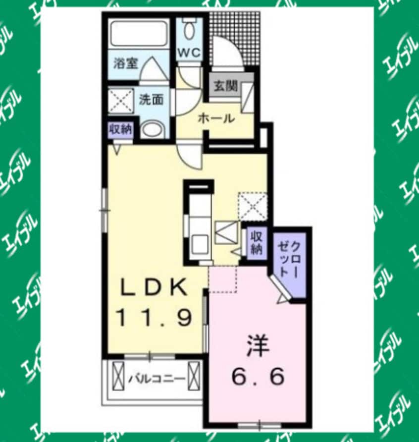 間取図 レガーロ　ノースⅡ