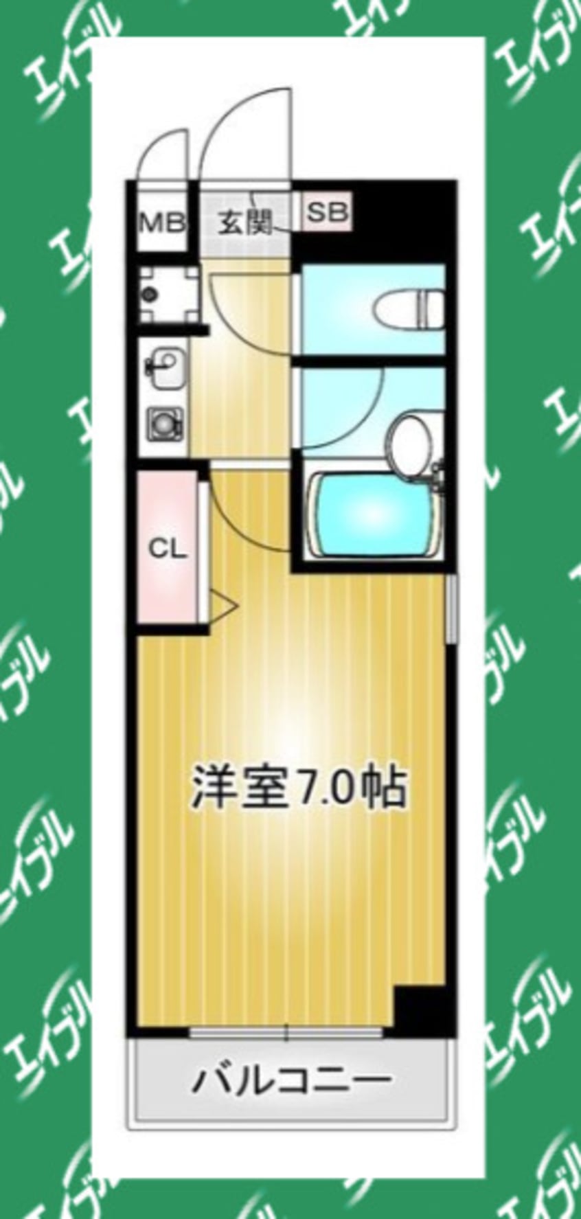 間取図 第6ハセビル