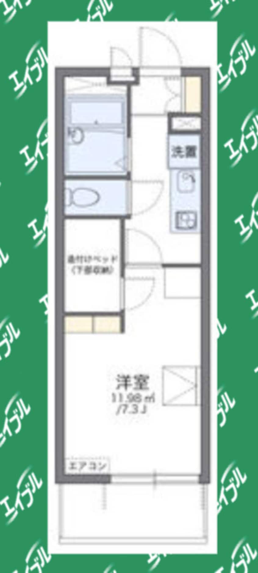 間取図 レオパレスサン　ラウンジⅡ