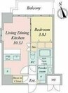 名古屋市営地下鉄鶴舞線/上前津駅 徒歩5分 14階 築浅 1LDKの間取り