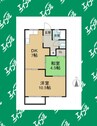 中村ハイツ 2DKの間取り