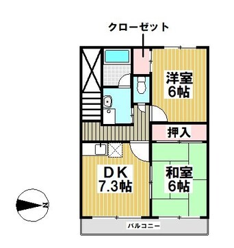 間取図 メゾン美原