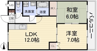 間取図 グランドステータス楠