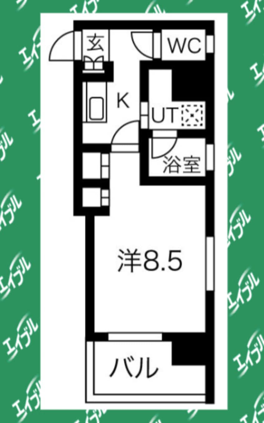 間取図 グランエターナ名古屋鶴舞