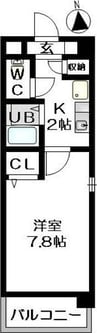 名古屋市営地下鉄名城線/上前津駅 徒歩3分 2階 築28年 1Kの間取り