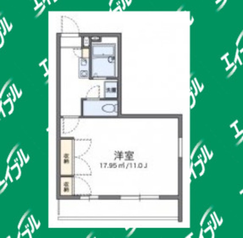 間取図 レオパレス愛松
