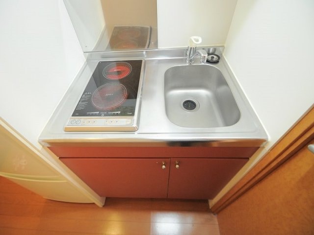 安心安全の電気コンロ　2口 レオパレス貝塚