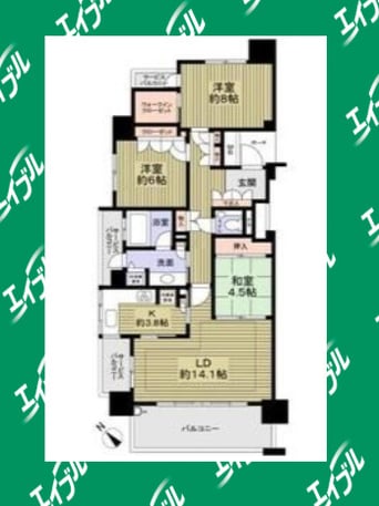 間取図 グランドメゾン星が丘山手A棟