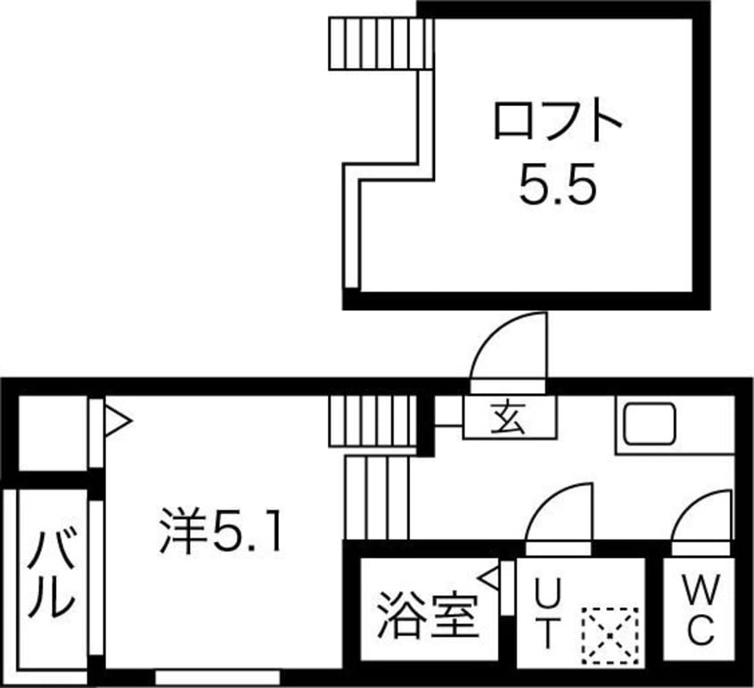 間取図 名古屋市営地下鉄桜通線/吹上駅 徒歩5分 1階 築8年