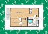 東海道本線/尾頭橋駅 徒歩16分 3階 1年未満 1LDKの間取り