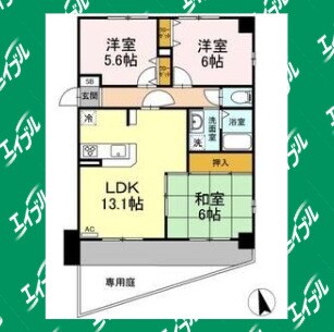 間取り図 メゾン第六初島