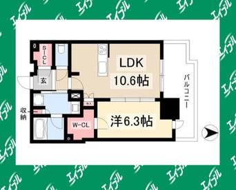 間取図 名古屋市営地下鉄東山線/今池駅 徒歩1分 16階 建築中