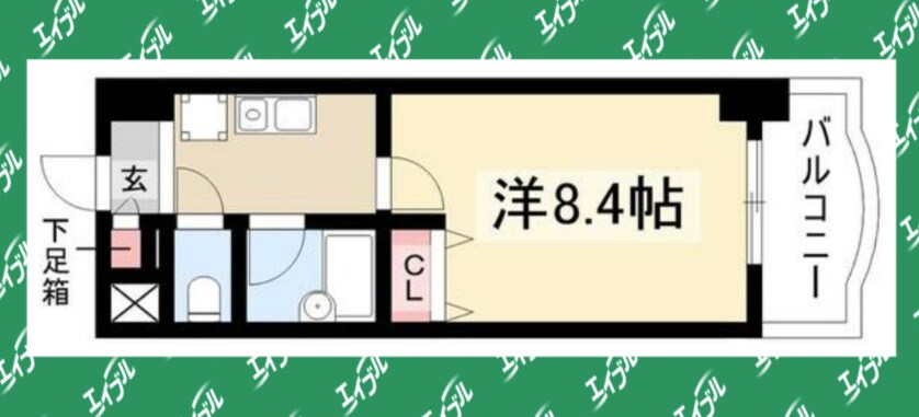 間取り図 名古屋市営地下鉄東山線/新栄町駅 徒歩7分 10階 築24年