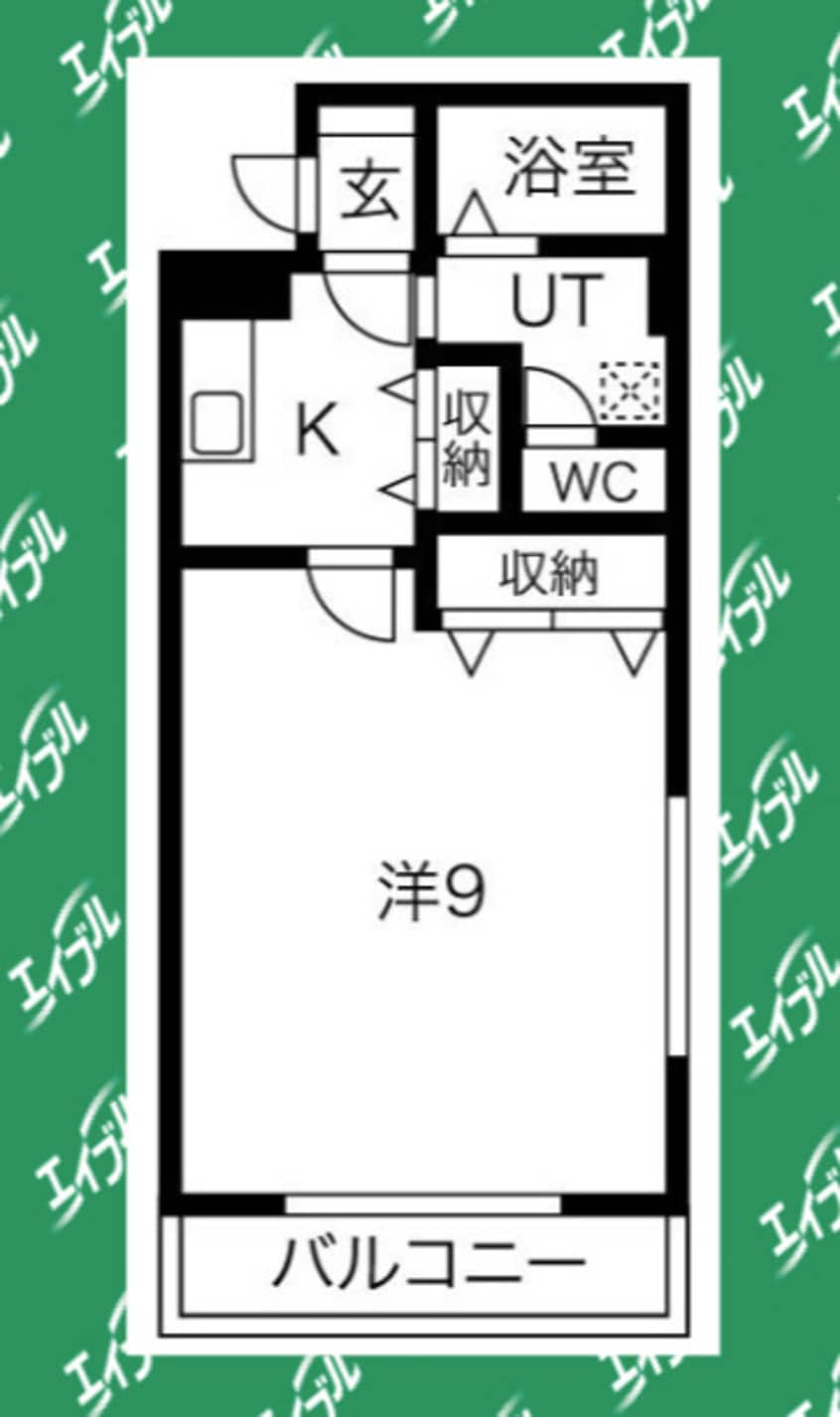 間取図 キャノンピア鶴舞
