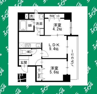 間取図 プライムコート