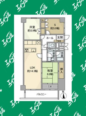 間取図 星和泉コーポラス