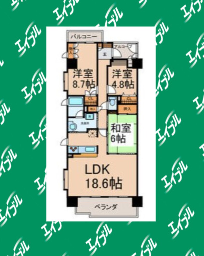 間取図 ロータリー春岡