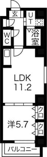 名古屋市営地下鉄桜通線/太閤通駅 徒歩1分 6階 1年未満 1LDKの間取り