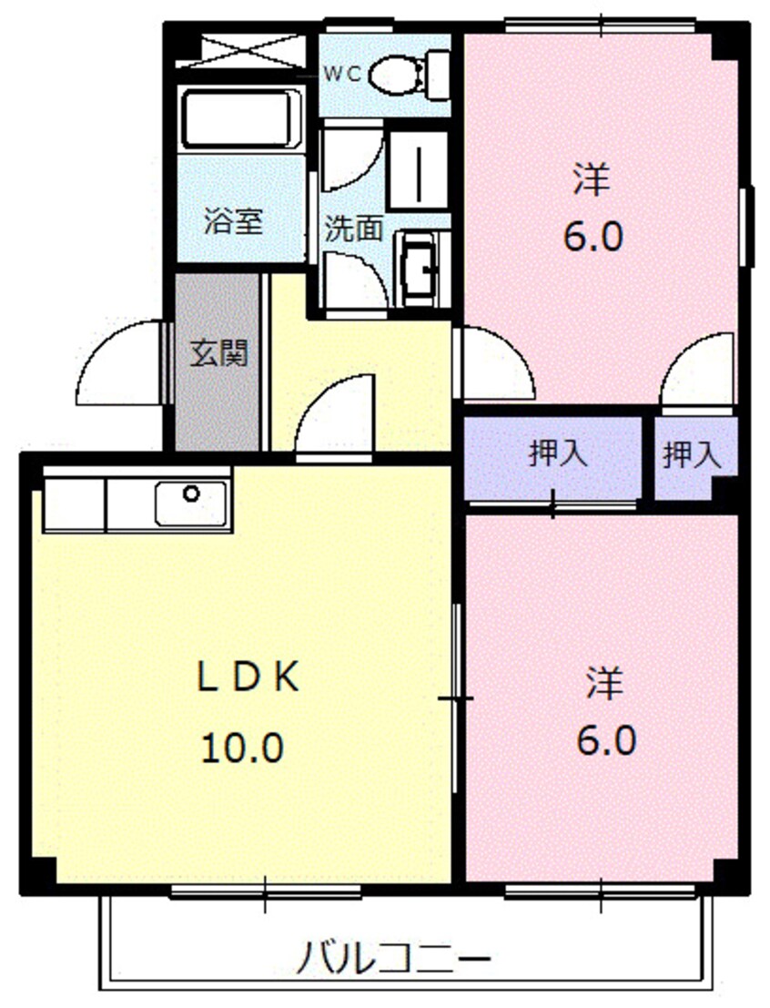 間取図 プラムヴィレッジ