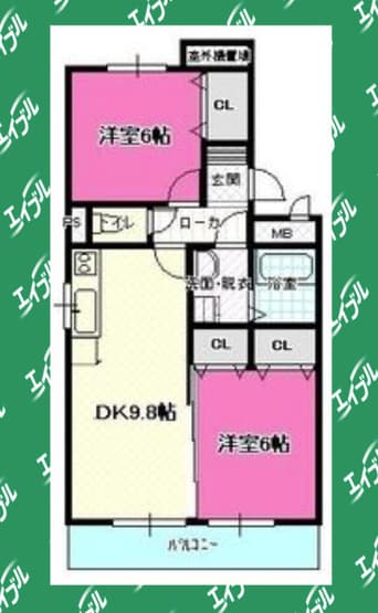 間取図 ココガーデン