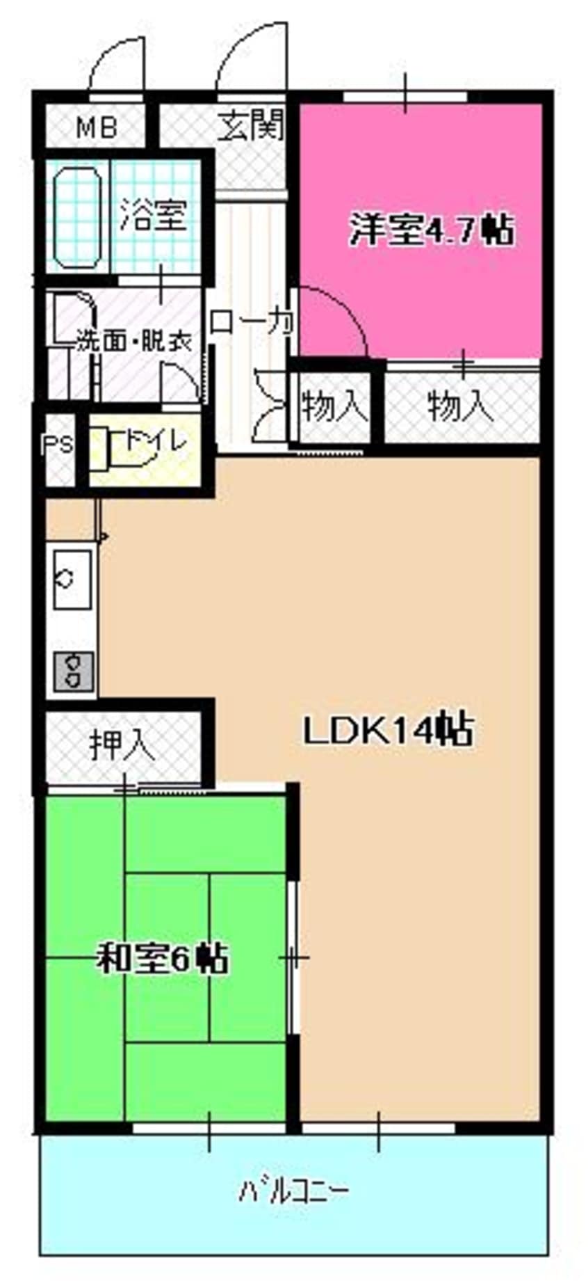 間取図 メゾン山木