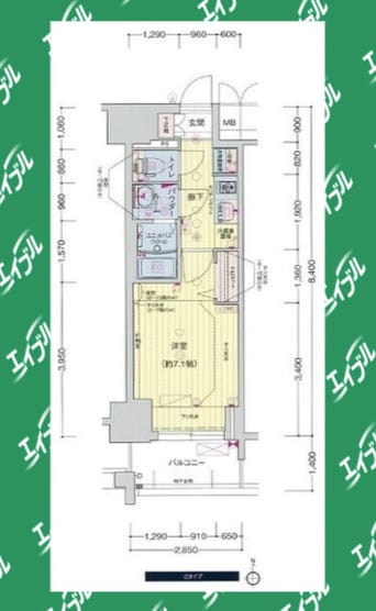 間取図 プレサンス広小路通　葵