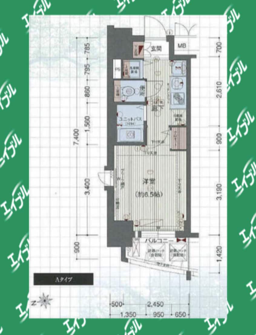 間取図 プレサンス金山グリーンパークス