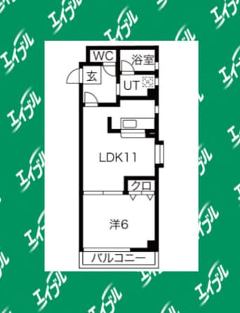 間取図 名古屋臨海高速鉄道<あおなみ線>/荒子駅 徒歩3分 3階 築22年