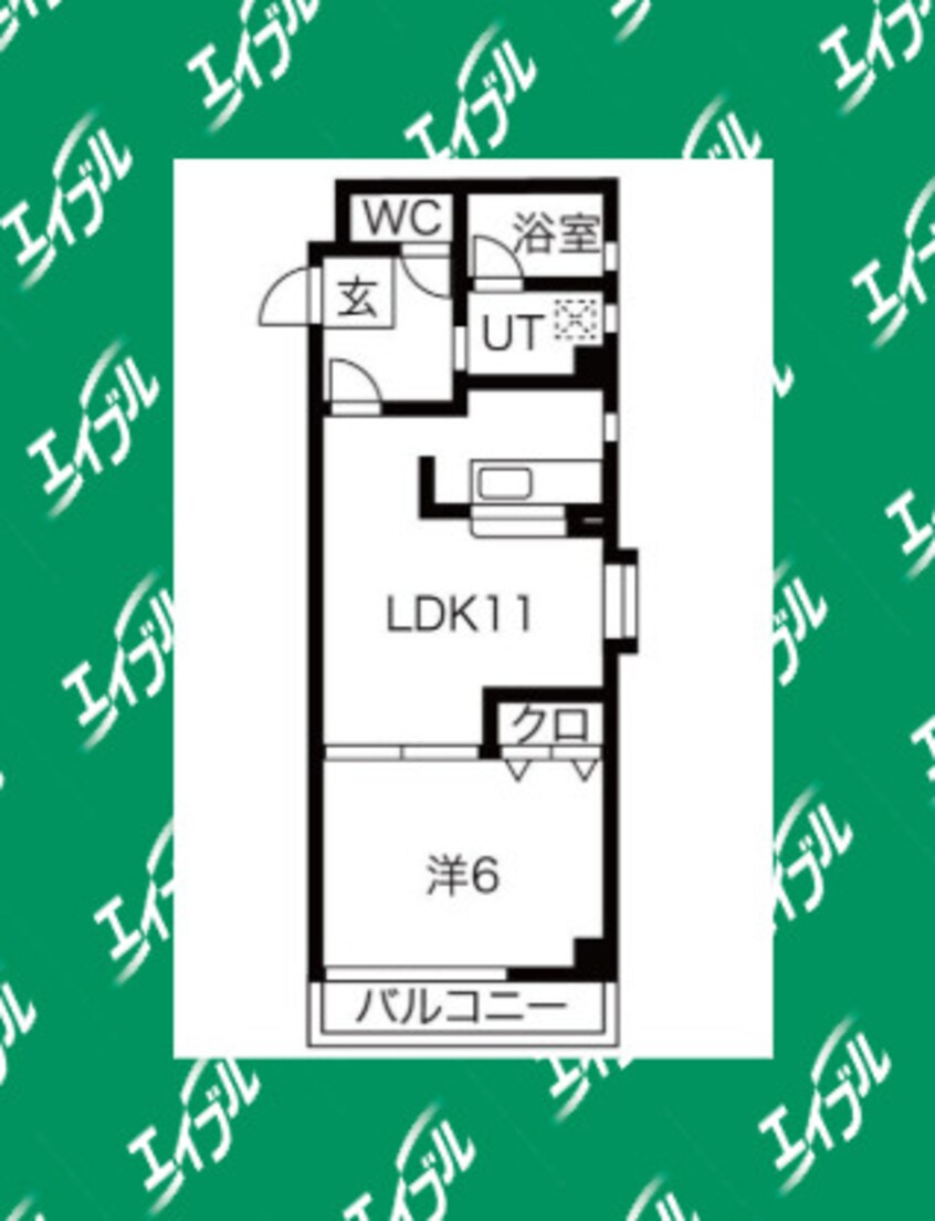 間取図 名古屋臨海高速鉄道<あおなみ線>/荒子駅 徒歩3分 3階 築22年