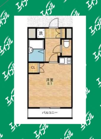 間取図 名古屋市営地下鉄桜通線/御器所駅 徒歩9分 5階 築29年