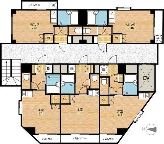  名古屋市営地下鉄桜通線/御器所駅 徒歩9分 5階 築29年