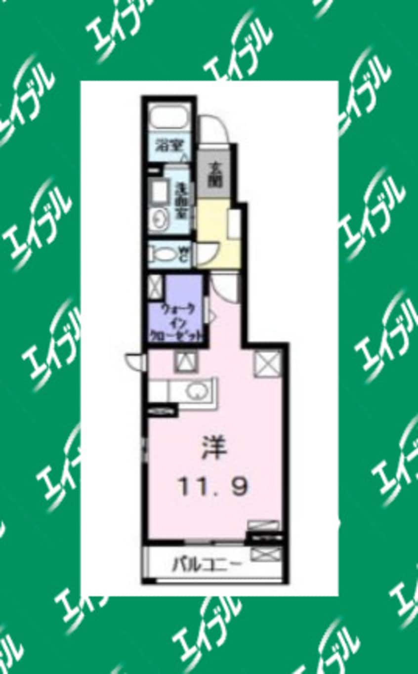 間取図 名古屋市営地下鉄東山線/高畑駅 徒歩15分 1階 築12年