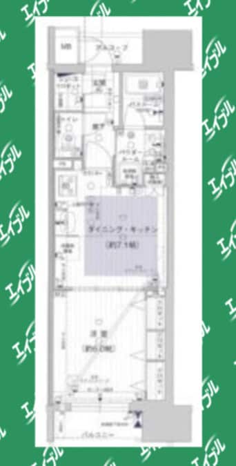 間取図 名古屋市営地下鉄桜通線/丸の内駅 徒歩4分 11階 築8年