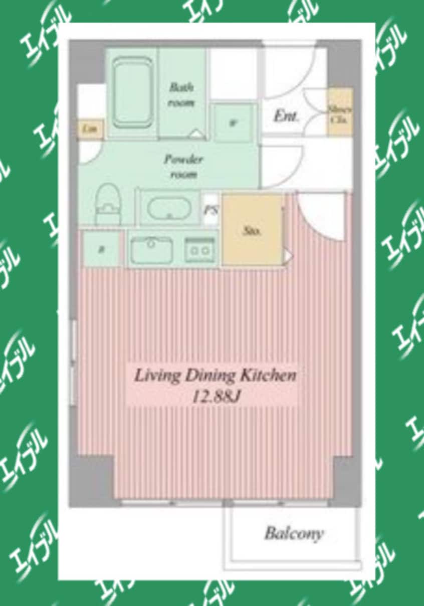間取図 名古屋市営地下鉄名城線/矢場町駅 徒歩5分 5階 築18年