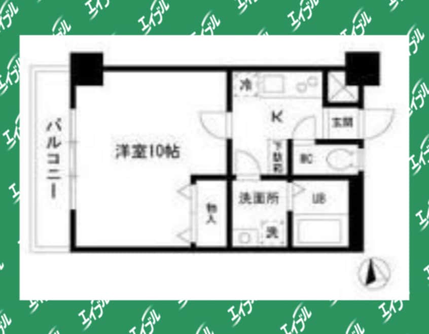 間取図 名古屋市営地下鉄鶴舞線/大須観音駅 徒歩6分 2階 築52年