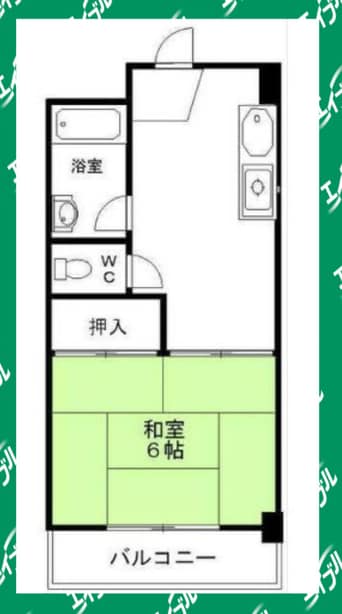 間取図 名古屋市営地下鉄名城線/矢場町駅 徒歩2分 3階 築49年