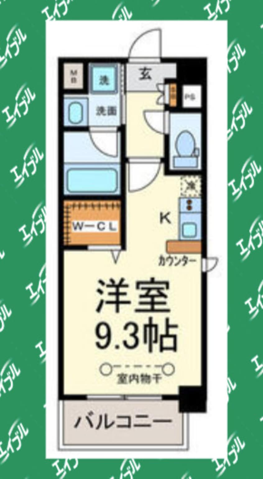 間取図 名鉄名古屋本線/山王駅 徒歩9分 3階 築4年