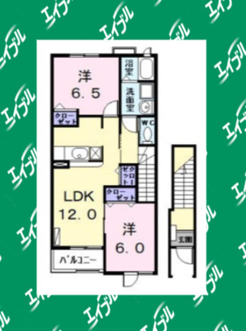 間取図 A・ラージュ