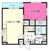 東海道本線/枇杷島駅 徒歩8分 2階 築22年 1LDKの間取り