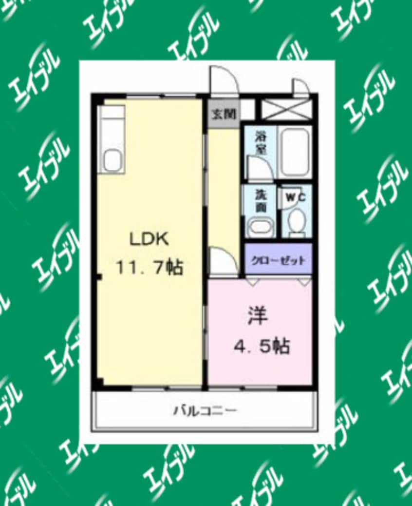 間取図 シティーハイツ南脇