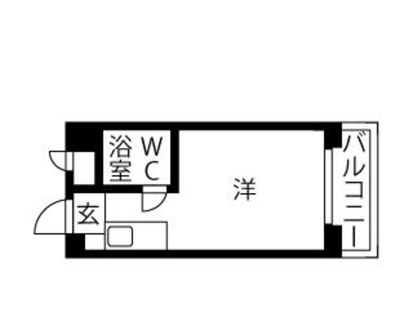 間取図 名古屋市営地下鉄名城線/金山駅 徒歩12分 2階 築40年