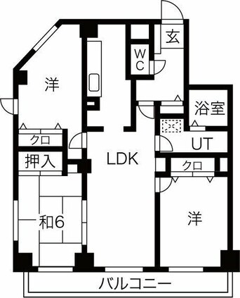 間取図 グランドハイリス本山